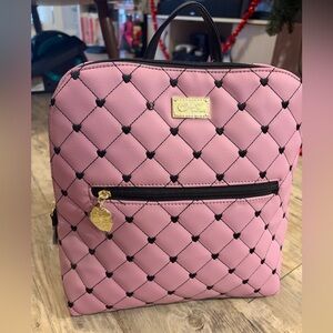 Betsey Johnson Mauve Backpack